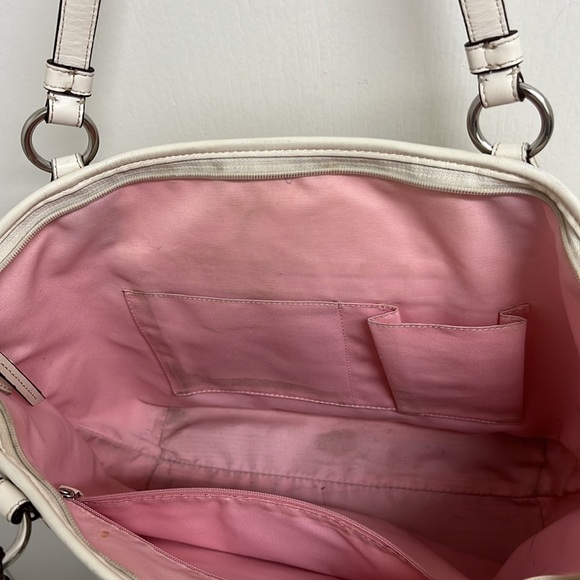 Coach Signature Leah Large Monogram Tote Bag - Picture 6 of 11